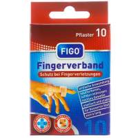Figo Fingerverband 10 er Pflaster Lang Fingerpflaster 12 cm x 2 cm