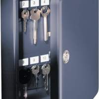 Key box Key box Height 255mm Width 200mm Depth 75mm 24 hooks white