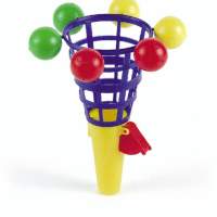 catch cup with 6 balls,