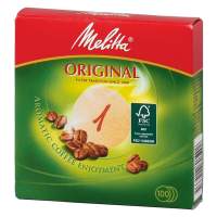 MELITTA round filter paper, 10 packs with 100 bags (1000 pieces)