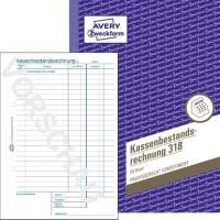 Avery Zweckform cash report 318 DIN A5 50 sheets