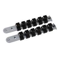 Wall strip for socket wrench inserts, 2 pcs. Set, 1/2'' drive