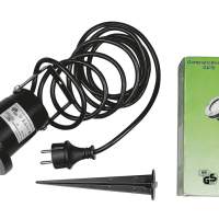 TS-ELECTRONIC garden spotlight with ground spike 50 watts 2.5 m cable