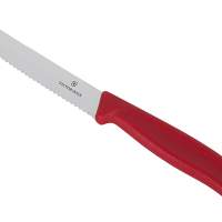Tomato knife 11cm red, 6 pieces