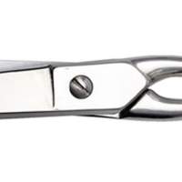 Sack leather scissors, total L.180mm, nickel-plated, robust design