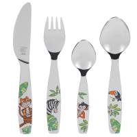 ZWILLING children's cutlery Jungle stainless steel 4-piece
