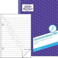 Avery Zweckform carbon copy book 904 DIN A5 lined 2x50 sheets