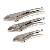 Silverline grip pliers 130, 170 and 210mm 3-piece. sentence