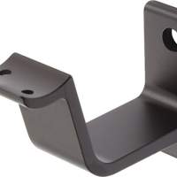 HERMETA handrail support 3553 aluminium.black anod.curved support