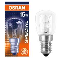 OSRAM bulb lamp E14 15 watts clear 10 packs