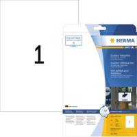 HERMA foil label 9500 210x297mm white 10 pieces/pack.