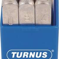 TURNUS punch number set 330 9-piece numbers 0-9 lettering H.12mm