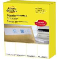 Avery Zweckform franking label 3436 single 157x41mm 900 pieces/pack.