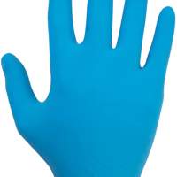 Gants en nitrile, non poudrés, gants jetables climatiquement neutres, près du corps et élastiques, ÉCOLOGIQUES ET RECYCLABLES |