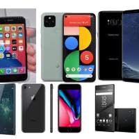 Smartphone high-end top sellers up to 6.8" devices