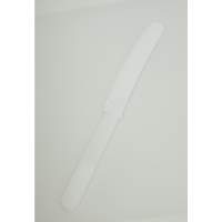 Amscan 20 robusti coltelli in plastica di colore bianco lunghezza 17 cm larghezza 2,0 cm party