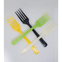 Amscan robust plastic forks purple 10 pieces length 16 cm width 2.4 cm party