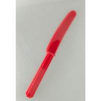 Amscan 20 robust plastic knives in red length 17 cm width 2.0 cm party