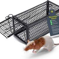 Mausefalle - Rattenfalle lebend - 25 cm - Käfigfalle wiederverwendbar & lebend